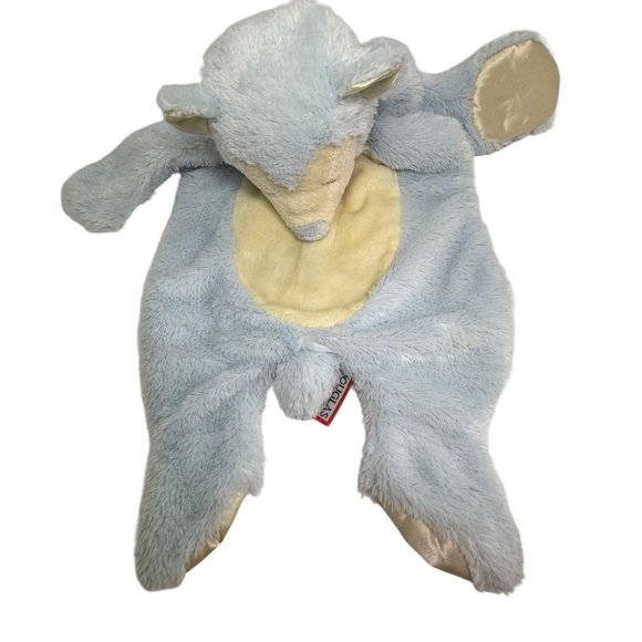 Douglas Baby Lovey Security Blanket Blue bear Sshlumpies 22" - Picture 4 of 7